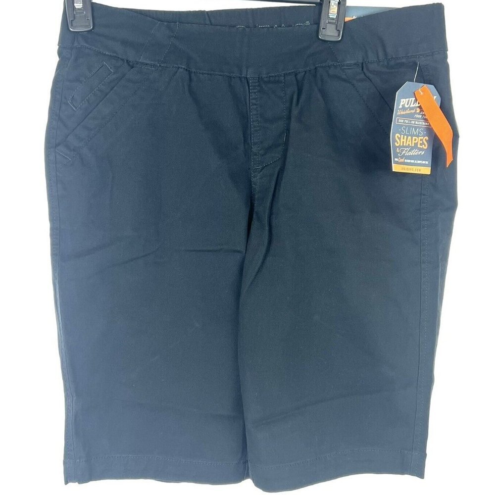 Jag Women’s Gracie Black Bermuda Shorts Petite Size 8